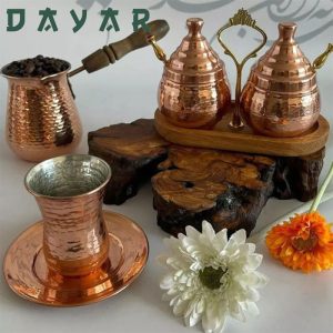 جازوه مسی دسته چوبی – در 3 سایز مختلف