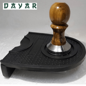 تمپر قهوه دسته چوبی سایز 51